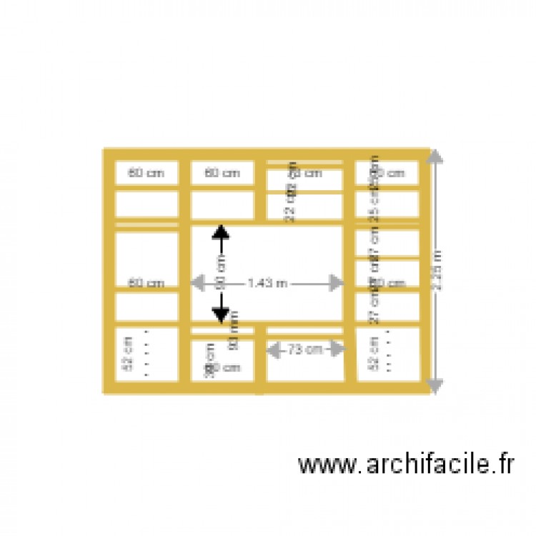 Bibliothèque projet 2. Plan de 0 pièce et 0 m2