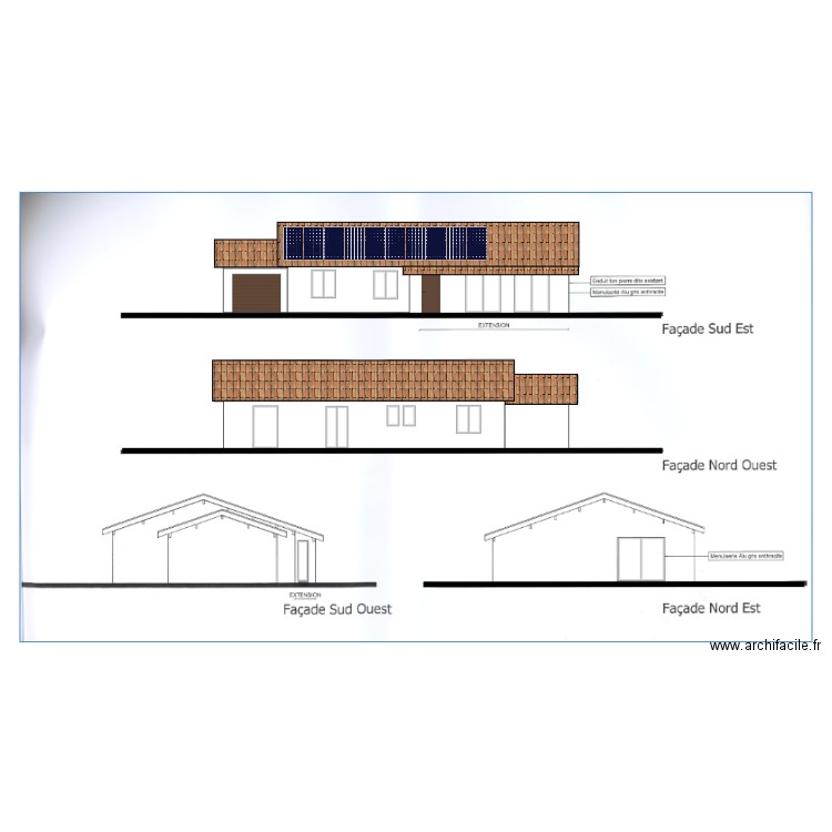 Facade 2 place de l'europe. Plan de 0 pièce et 0 m2