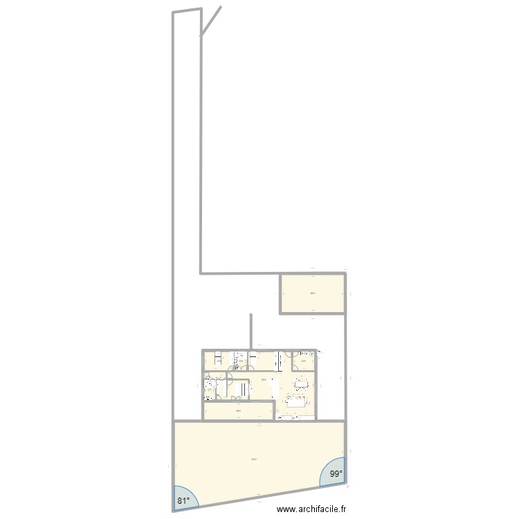 implantation inter. Plan de 0 pièce et 0 m2