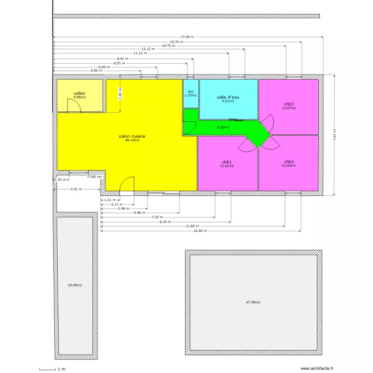piscine etage. Plan de piscine etage. Plan de