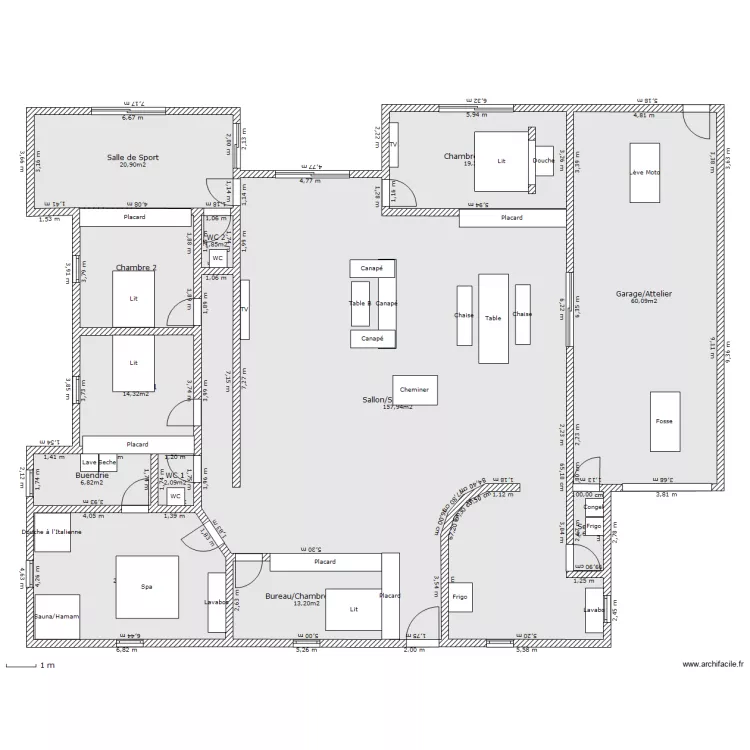 Maison 1. Plan de Maison 1. Plan de