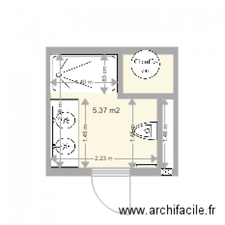 SDB3 Maison. Plan de 0 pièce et 0 m2