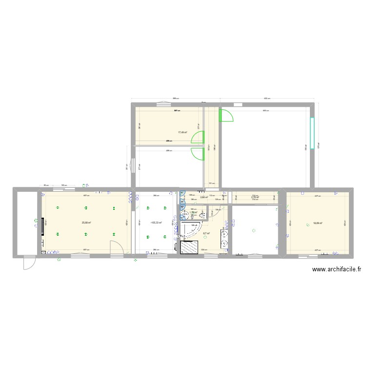 plan maison projet. Plan de 0 pièce et 0 m2