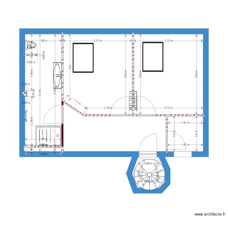 FONTENIT  RICHARD. Plan de 0 pièce et 0 m2