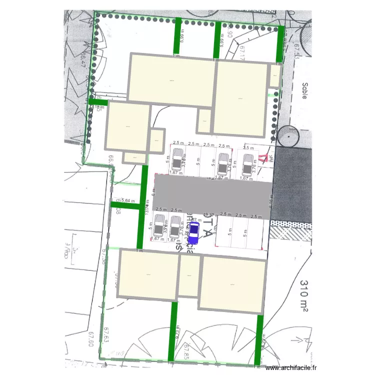 NLD - P&ocirc;le l'Hotellier. Plan de 