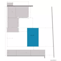 Dalle piscine pool bar en L 2607