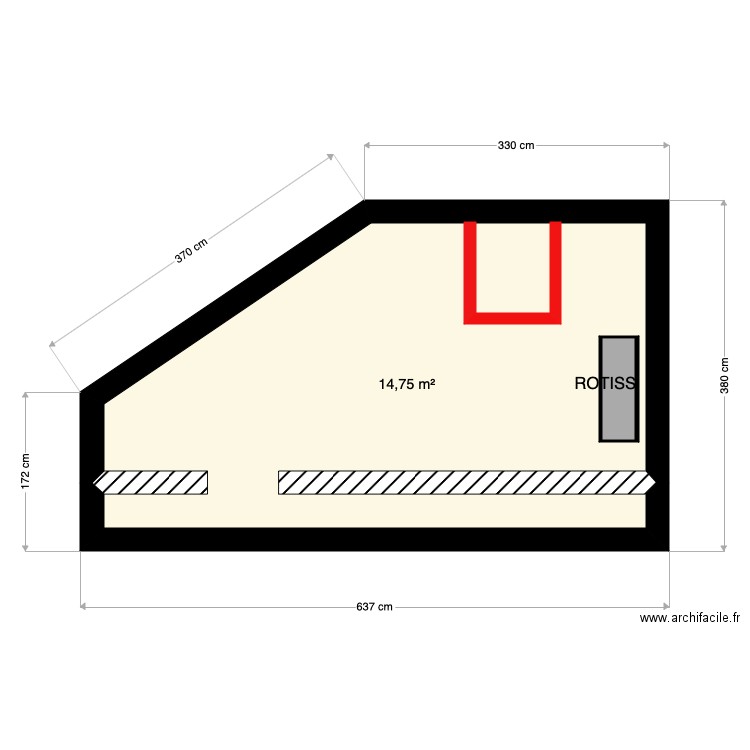 ROTISSERIE. Plan de 0 pièce et 0 m2
