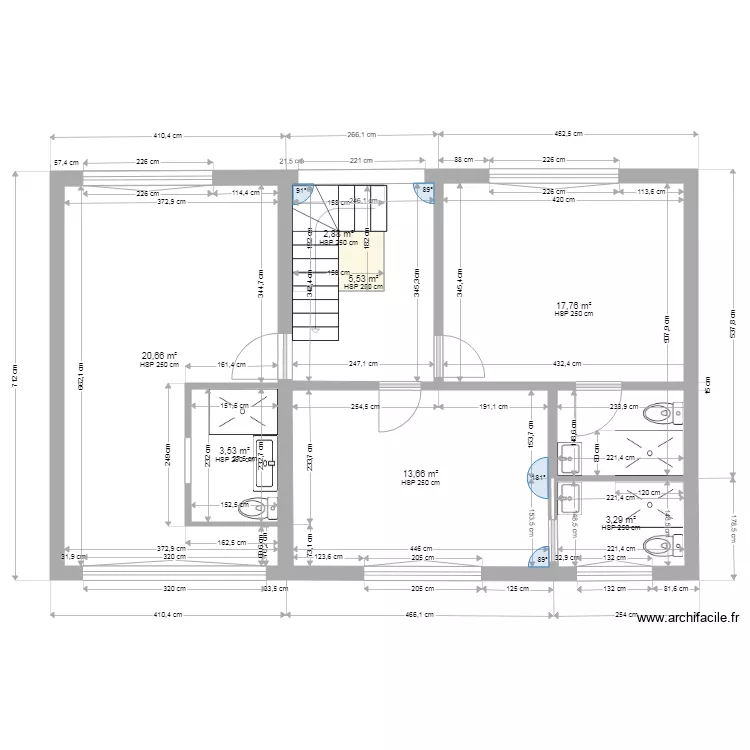 134 Romainville ETAGE 1. Plan de 