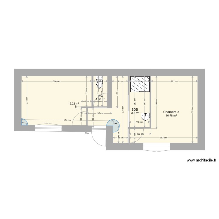 etage Rominch. Plan de 0 pièce et 0 m2