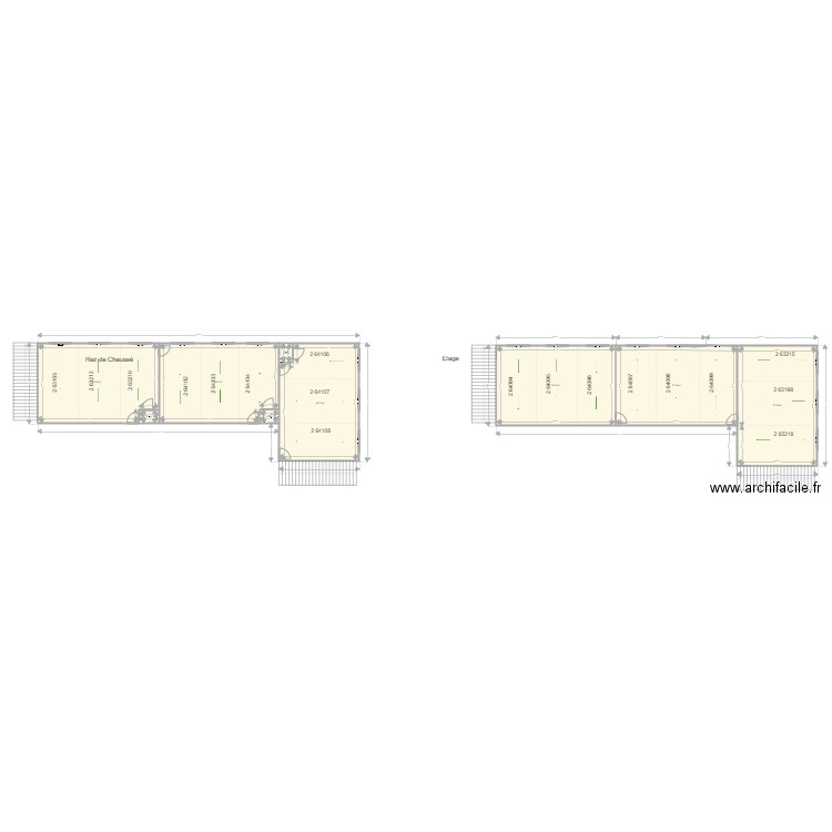 Ecole libre de Pepinster en L. Plan de 0 pièce et 0 m2