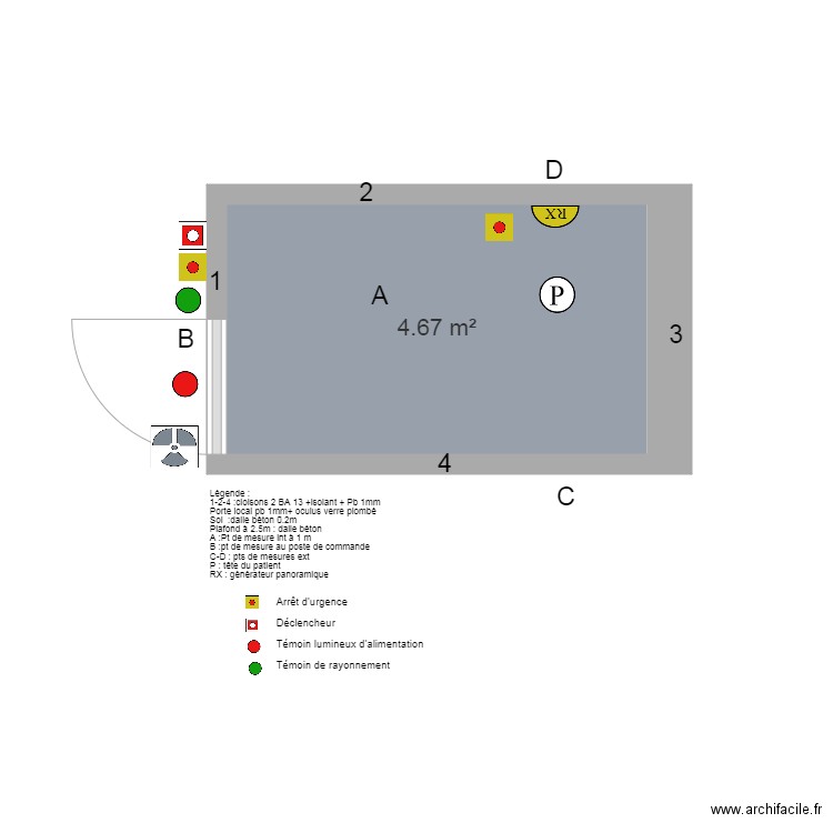 panoramique Dr SIMON. Plan de 0 pièce et 0 m2