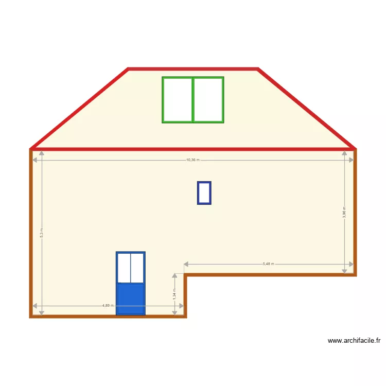 Fa&ccedil;ade 02. Plan de 