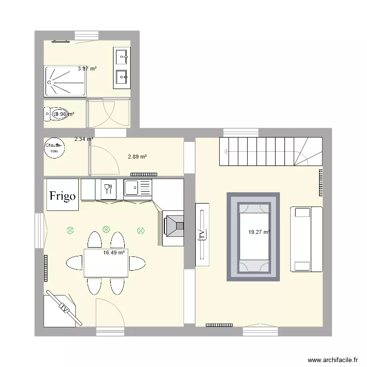 maison Amboise. Plan de 