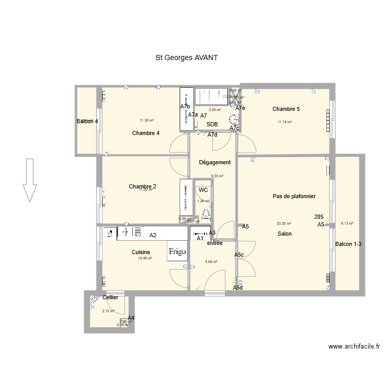 MD St Georges avant. Plan de 0 pièce et 0 m2