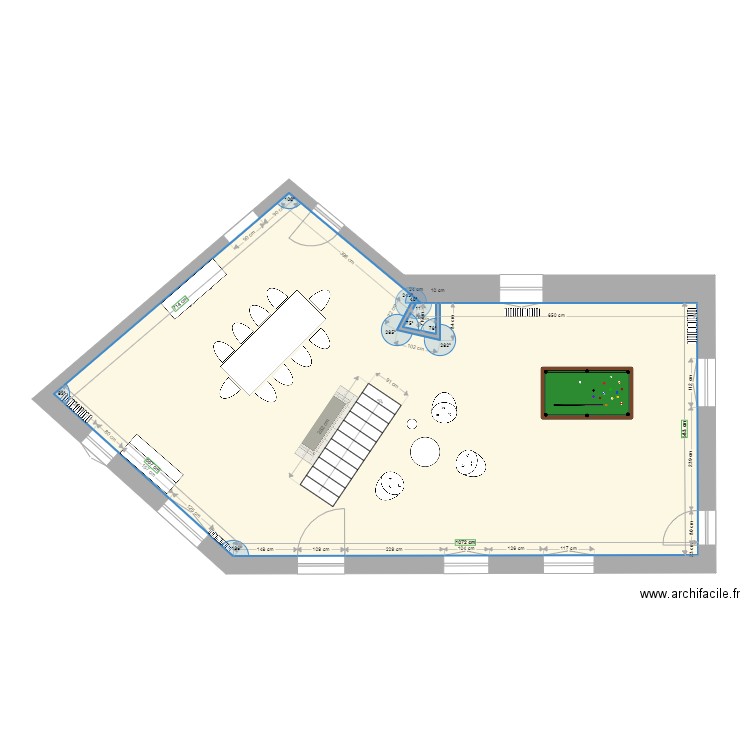 RDC. Plan de 0 pièce et 0 m2