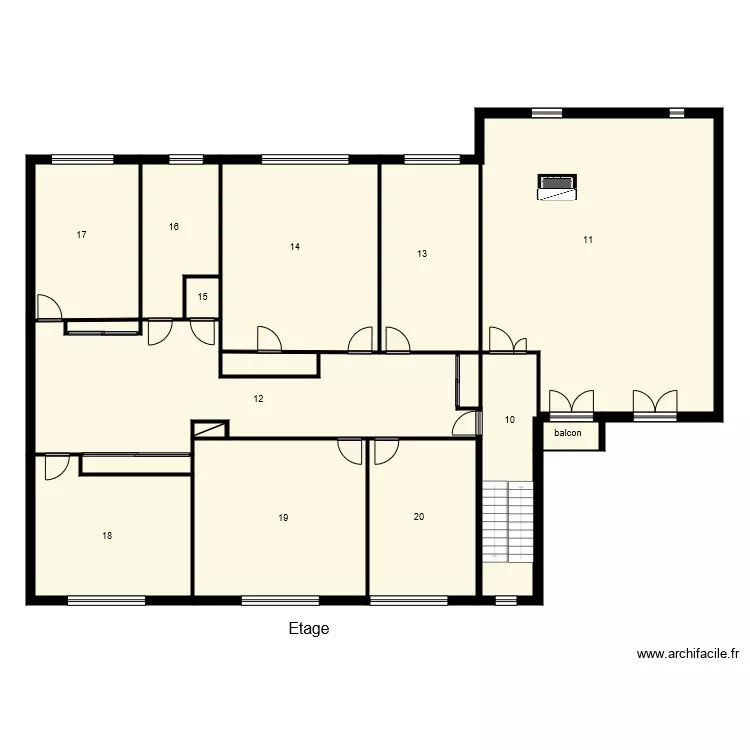 184796 DUCLERGET. Plan de 