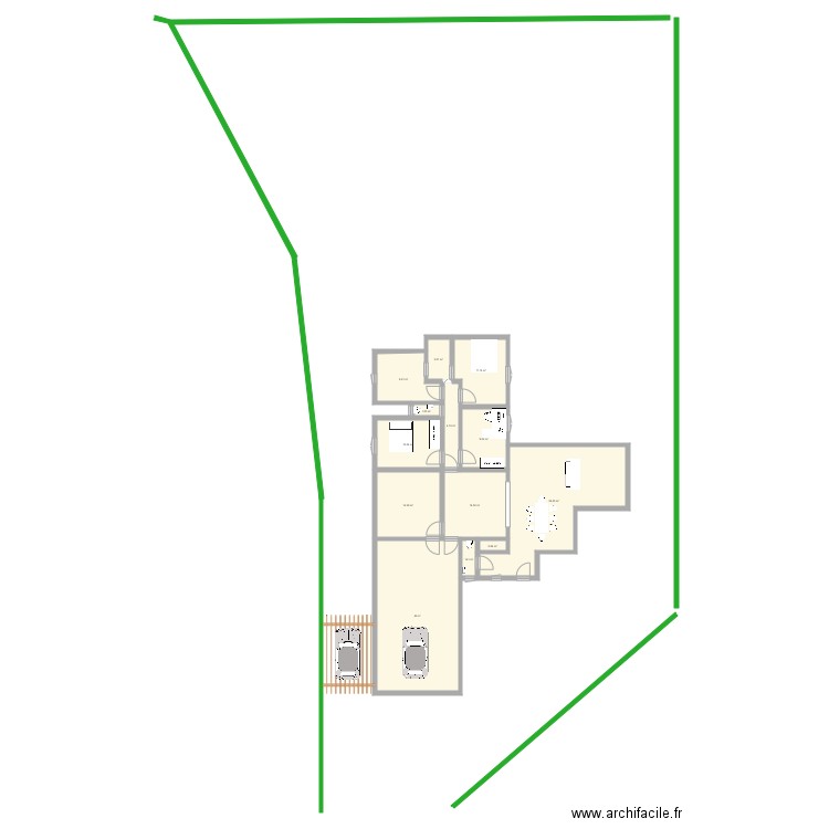 Maison. Plan de 0 pièce et 0 m2