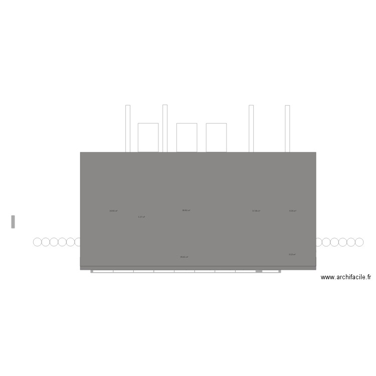 Earthship 3 toiture. Plan de 0 pièce et 0 m2