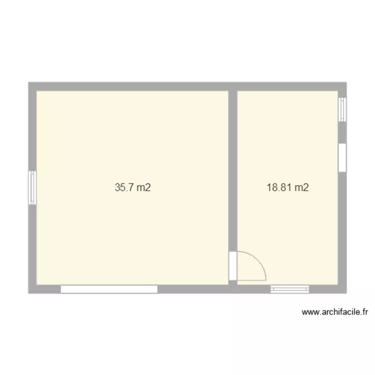 Plan Garage double 35 avec atelier 18. Plan de 