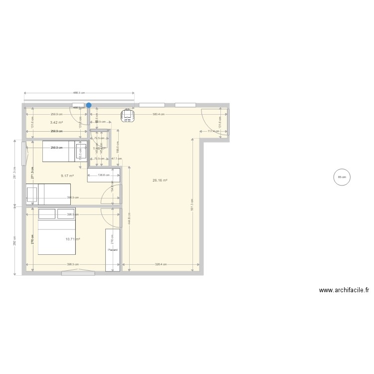 Bruy 1er. Plan de 0 pièce et 0 m2