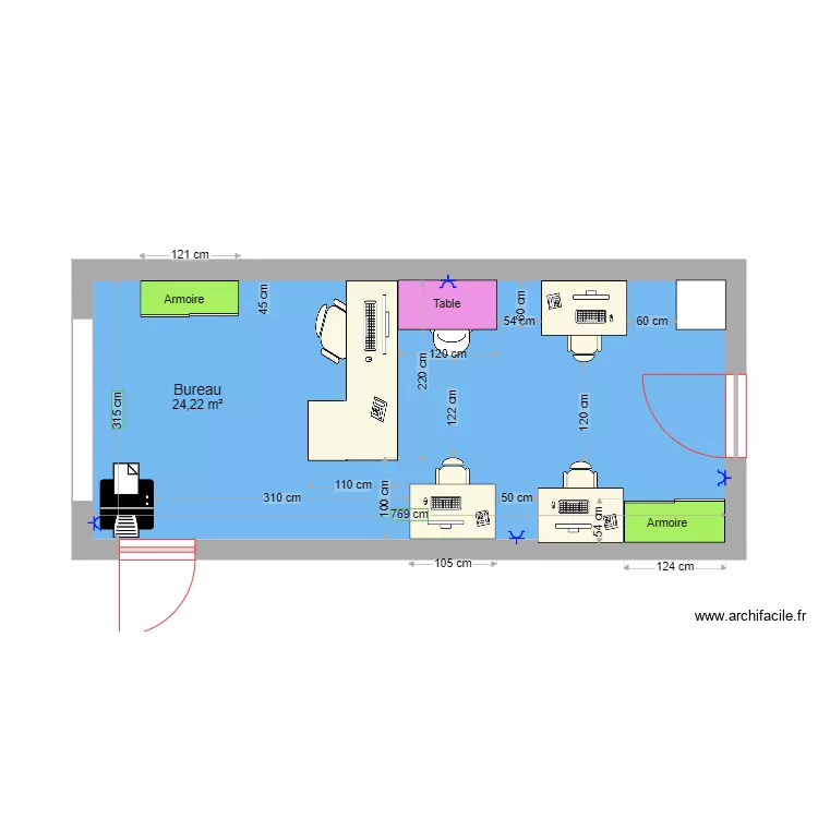bureau 2. Plan de bureau 2. Plan de