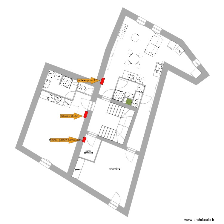 étage 4 version 27 septembre. Plan de 0 pièce et 0 m2