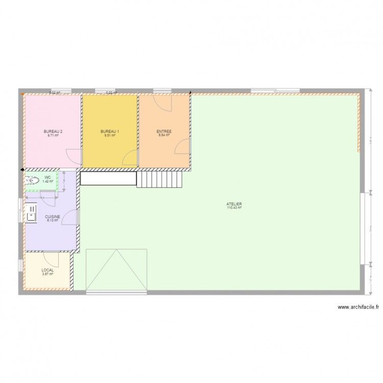 BATIMENT BACQUEVILLE EN CAUX     PROJET COUVERTURE DE LA SCIE. Plan de 0 pièce et 0 m2