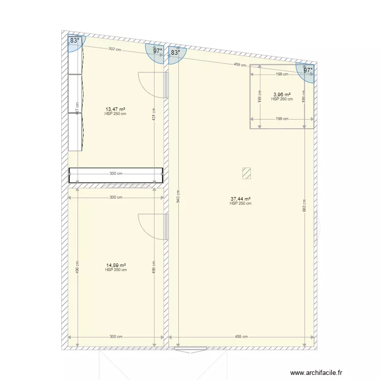 garage rdc. Plan de 