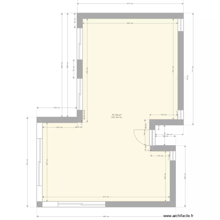 Amaury Tardier - Maison neuve sans cloison . Plan de Amaury Tardier - Maison neuve sans cloison . Plan de