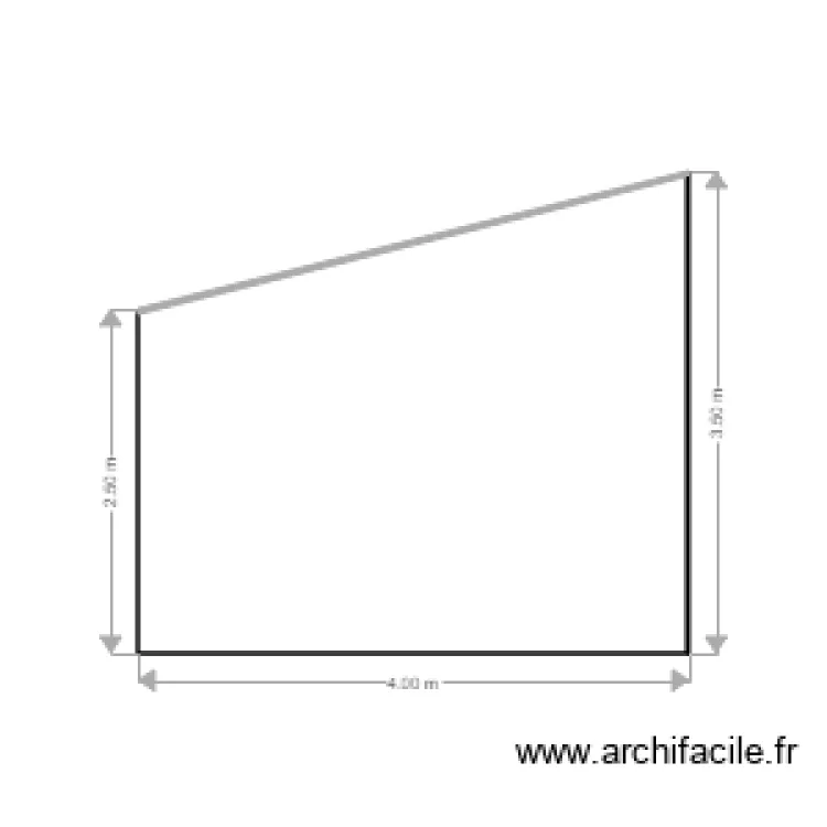 Vue arrière abri jardin atelier familial. Plan de Vue arrière abri jardin atelier familial. Plan de