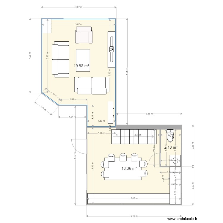 STE MARIE RDC PROJET. Plan de 0 pièce et 0 m2