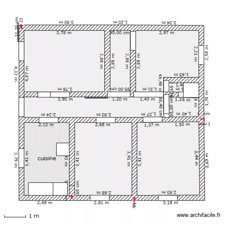 republique1etage. Plan de 