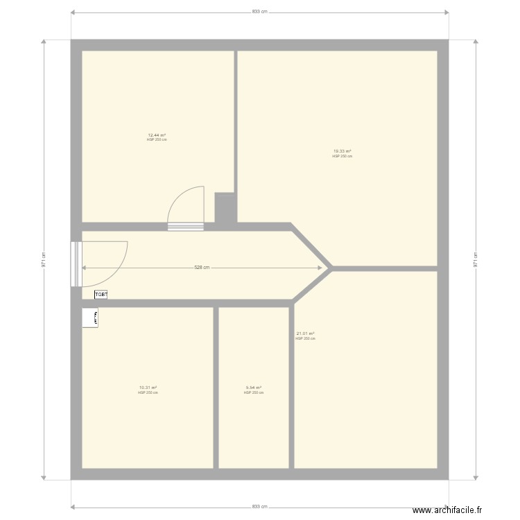 JHL. Plan de 0 pièce et 0 m2