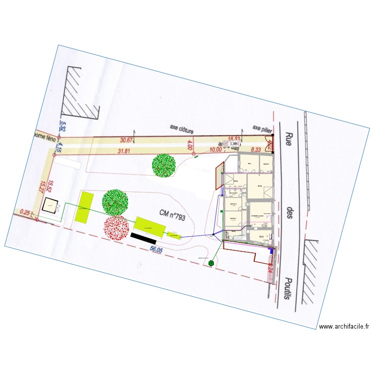 Projet ANC Système Enviro septic. Plan de 0 pièce et 0 m2