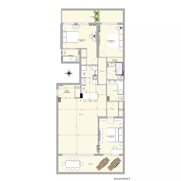 Appart Vide. Plan de Appart Vide. Plan de