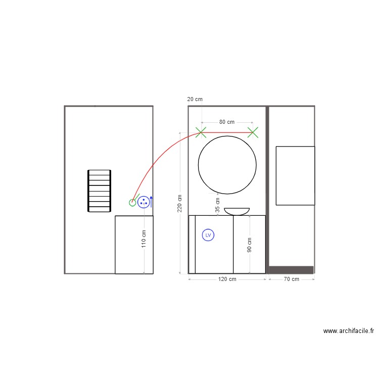 appliques monge. Plan de 0 pièce et 0 m2