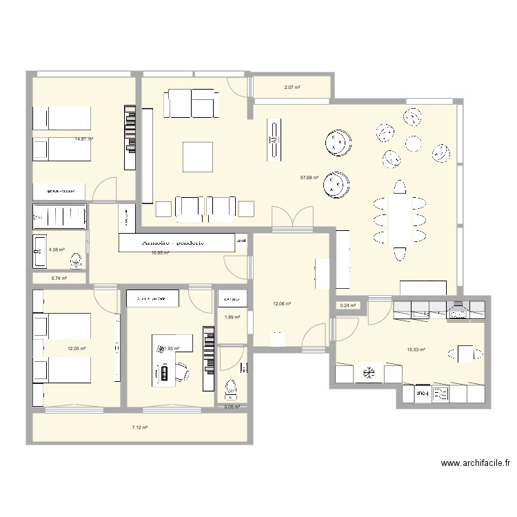 Parc 1. Plan de 0 pièce et 0 m2