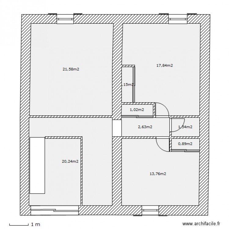 Olivier-Julie Haut. Plan de 0 pièce et 0 m2