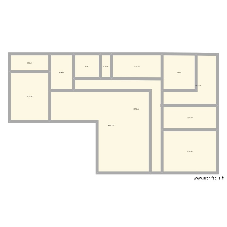 2222. Plan de 0 pièce et 0 m2