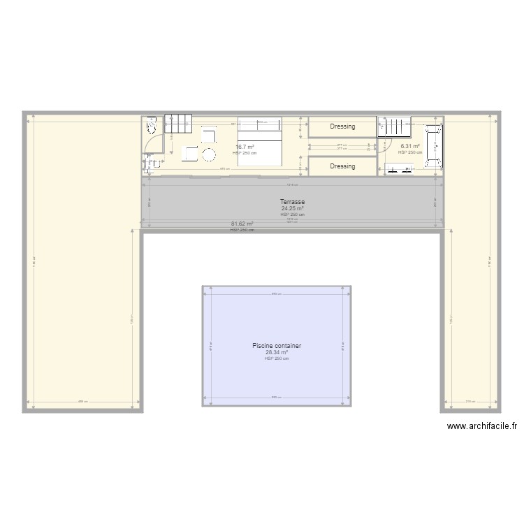 Plan maison Fougueyrolles etage. Plan de 0 pièce et 0 m2