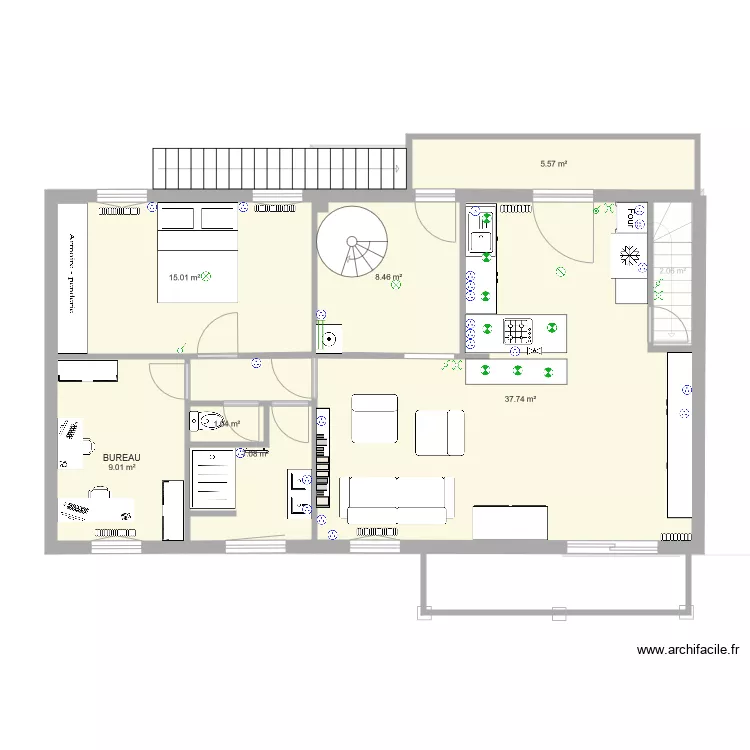 Villeneuve MODIF14. Plan de 