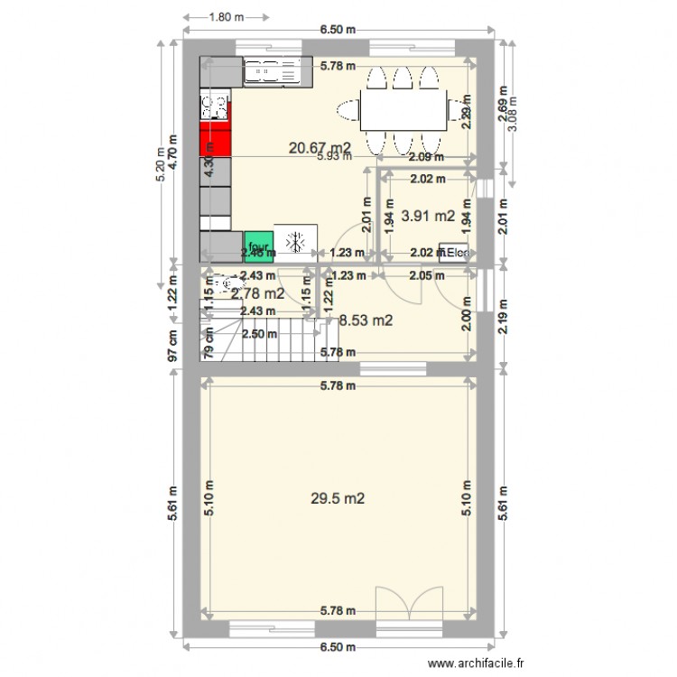 Samuel plan RDCH 20062015. Plan de 0 pièce et 0 m2