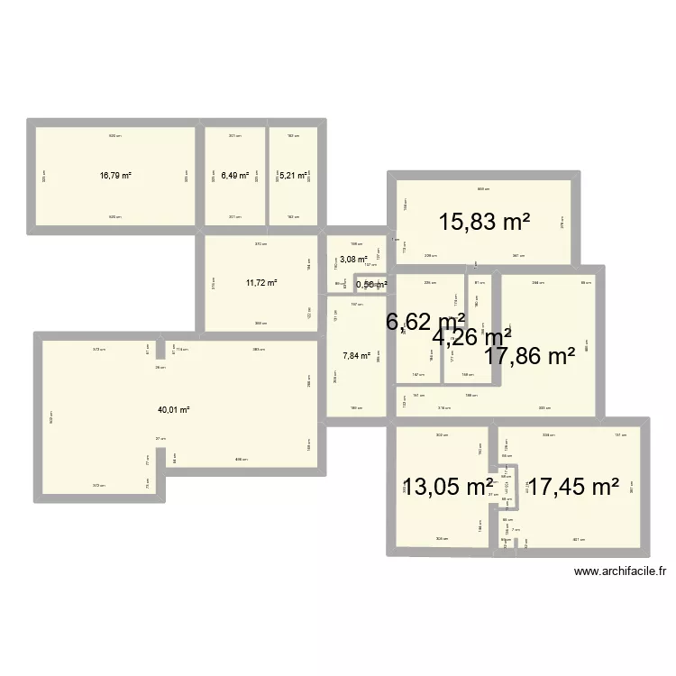BLANC evrard gignac. Plan de 