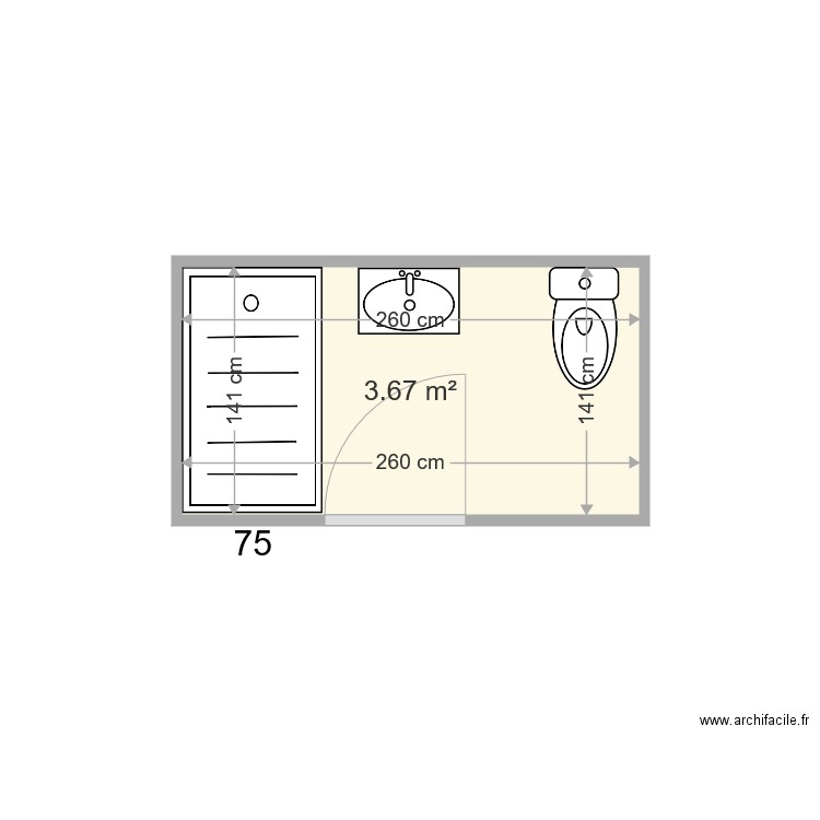 CARON CLAUDINE . Plan de 0 pièce et 0 m2