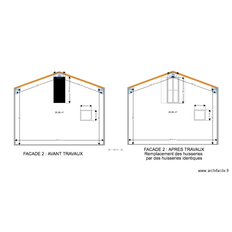 FACADE 2 29. Plan de 0 pièce et 0 m2