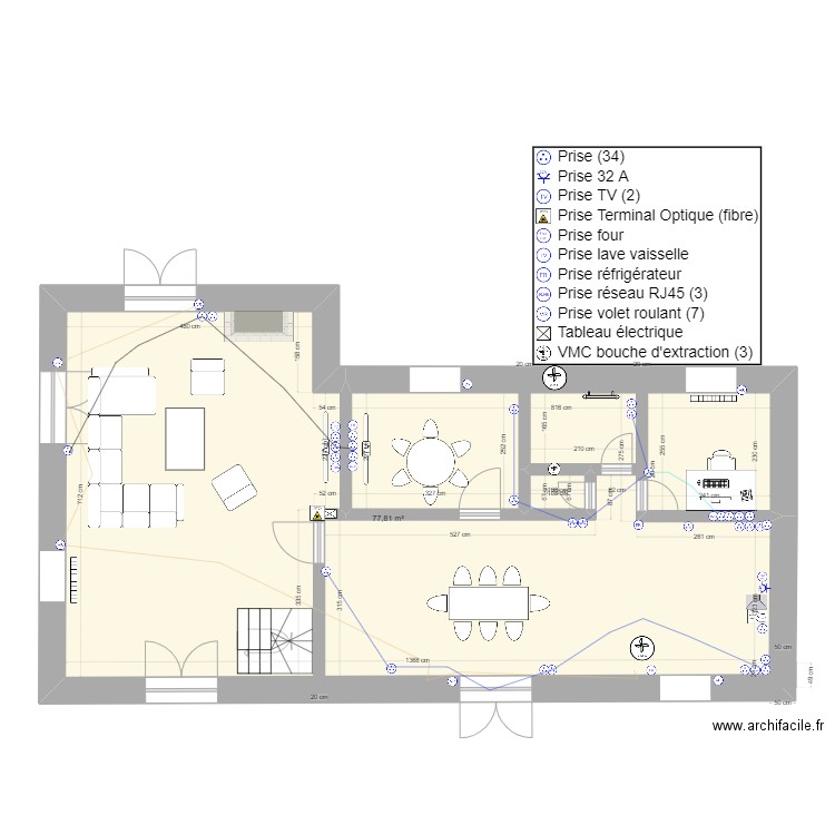 Plan Prise RDC. Plan de 0 pièce et 0 m2
