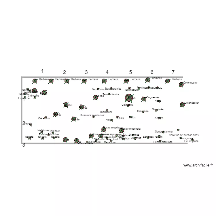 snyders parterre devant avec malus. Plan de snyders parterre devant avec malus. Plan de