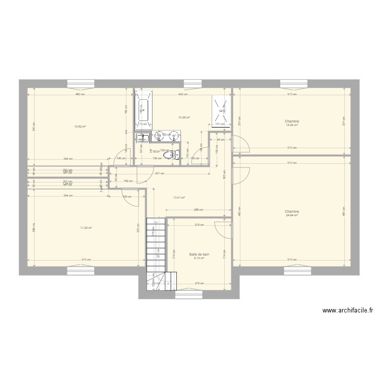 fossi etage 2. Plan de 0 pièce et 0 m2