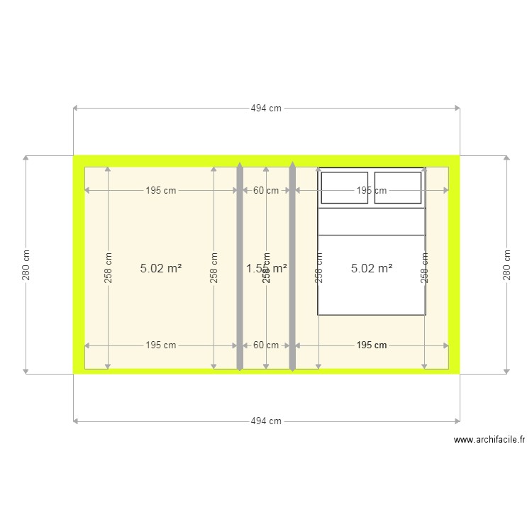 mosnier . Plan de 0 pièce et 0 m2
