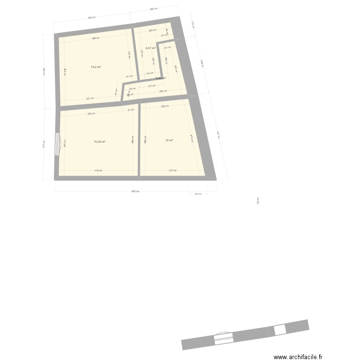 AIGREFEUILLE PERE ETAGE. Plan de 0 pièce et 0 m2